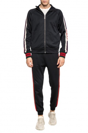 Sweatpants with 'web' stripes, zdjęcie 2 Sweatpants with 'web' stripes od Gucci
